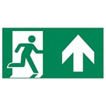 Pictogram noodverlichting MacBright A man pijl uit/omhoog 4mm DZ